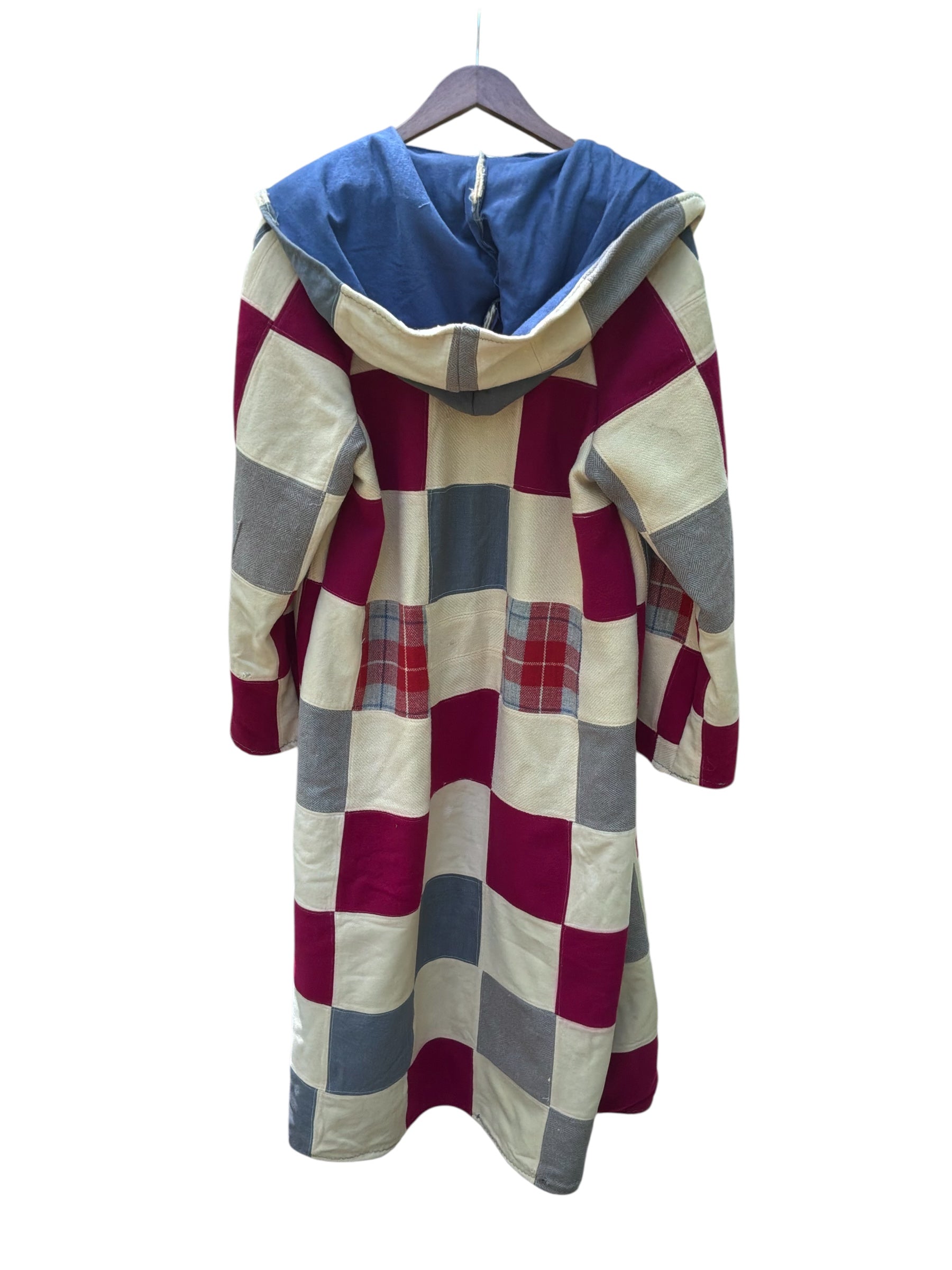 Boho Quilt Duster Coat Handmade Upcycled Vintage Quilt Jacket Oversized Festival Wear One of a Kind Slow Fashion Coat