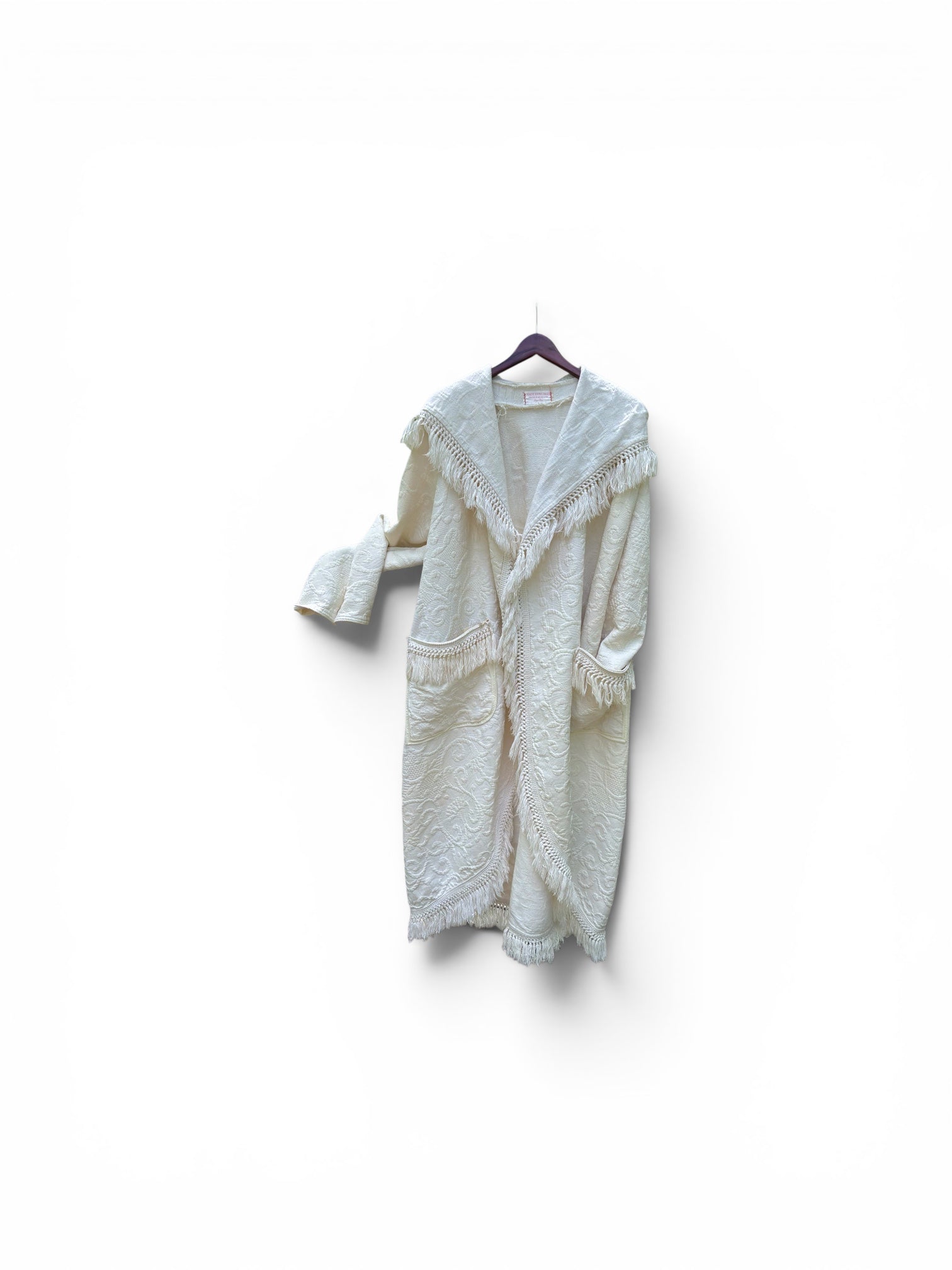Artisan Handmade Vintage Bedspread Duster Coat Upcycled Cottagecore Outerwear Slow Fashion Bohemian Coat